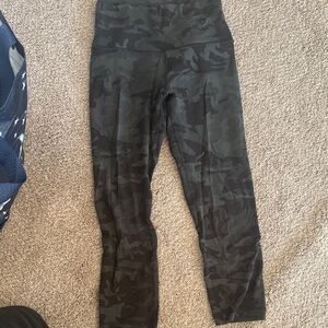 Lululemon camo print align crops